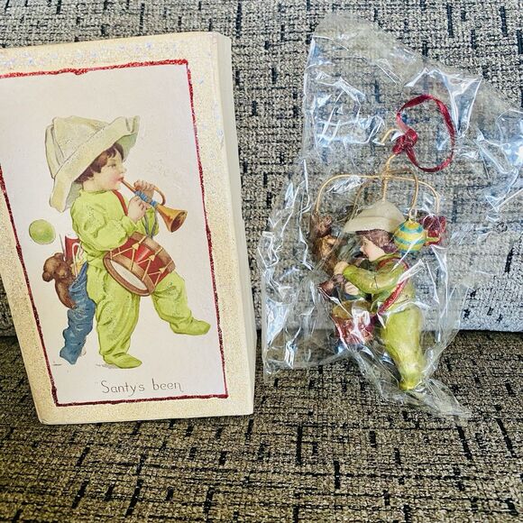 NEW Department 56 Santy’s Been Ornament 5”Rare Holiday Christmas - Picture 1 of 12